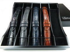 for FM6850 - 19/16mm Double-sided Genuine Alligator Leather Straps Box Set